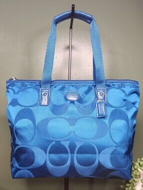 Coach Nylon Packable Tote From The "Getaway" Collection NWOT